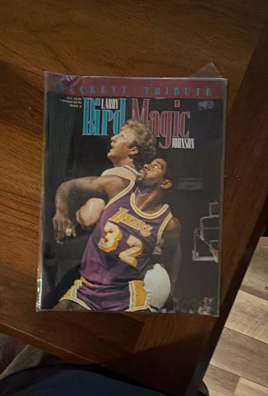 Beckett Tribute Magazine Larry Bird Magic Johnson Issue 6
